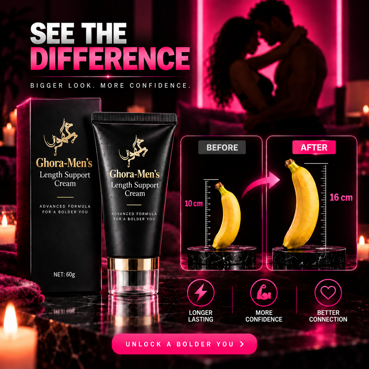 Ghora — Men’s Length Support Cream