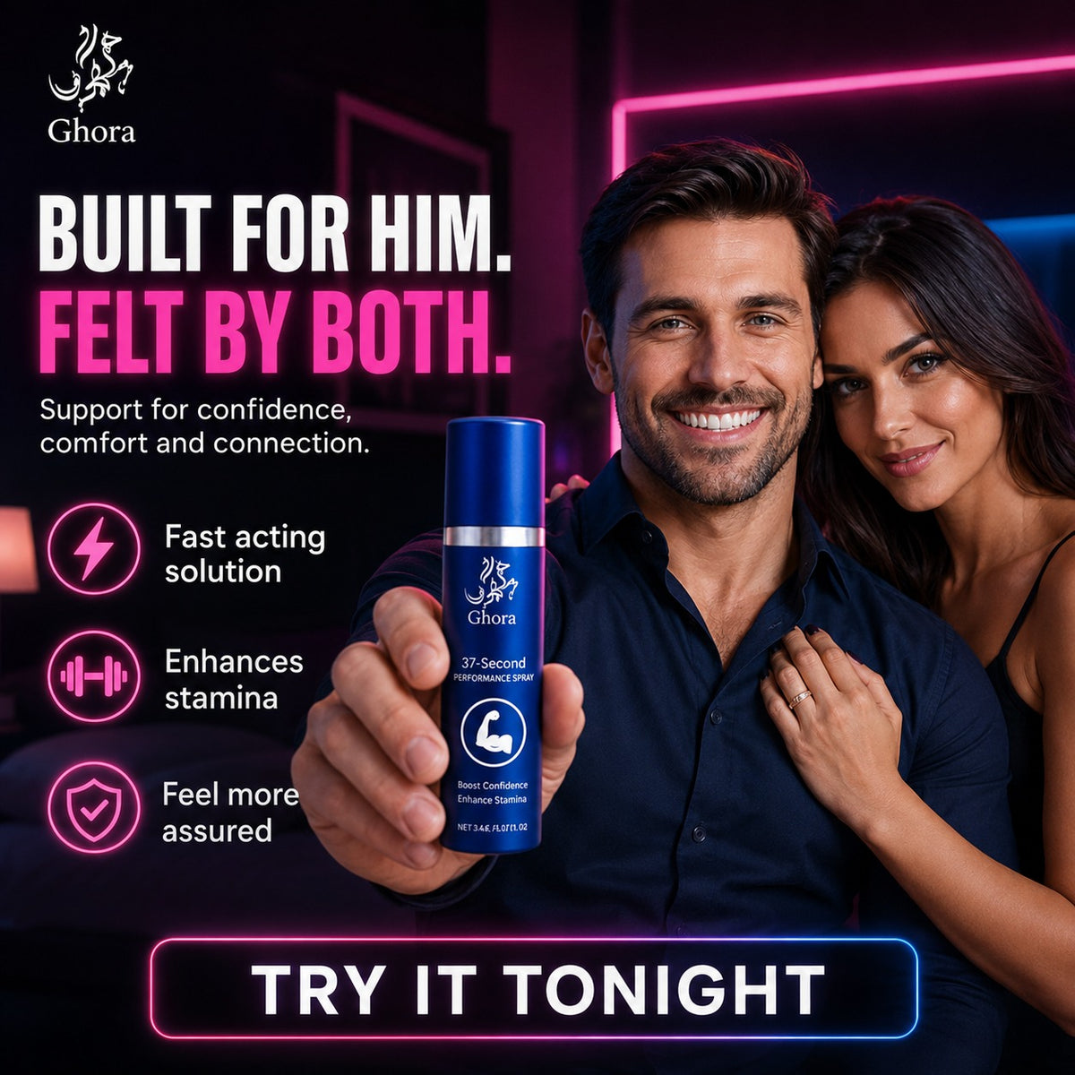Ghora — Men 37-Second Erection Spray