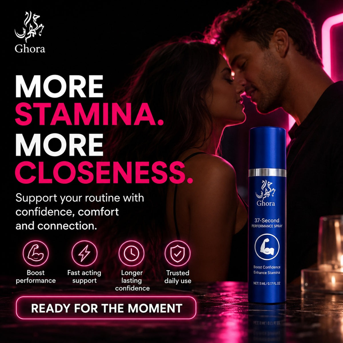 Ghora — Men 37-Second Erection Spray