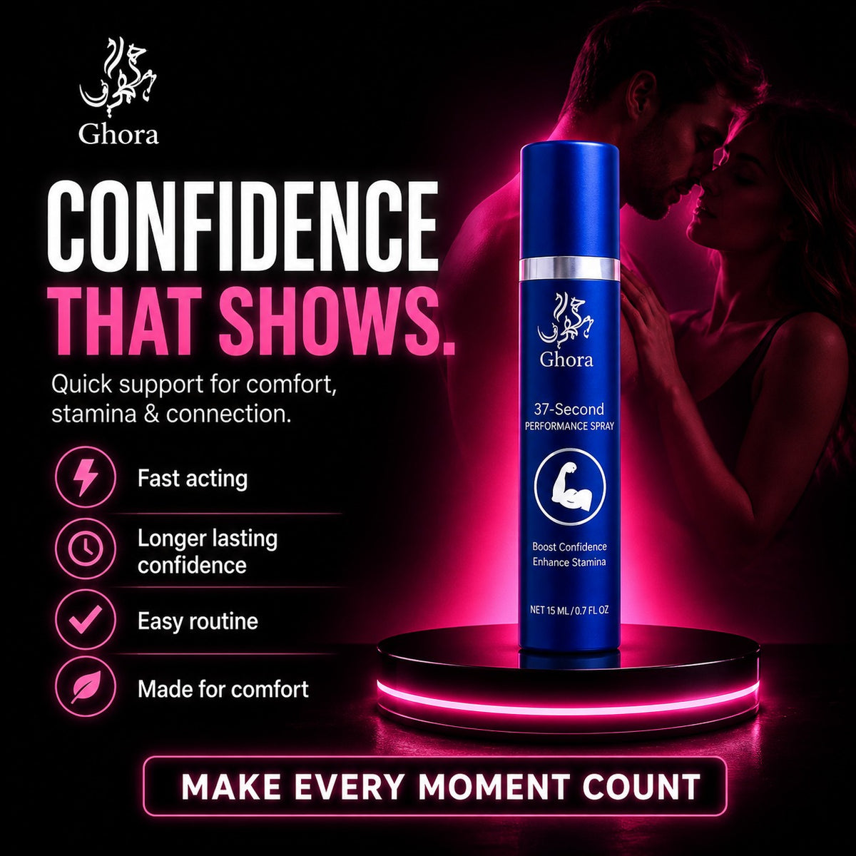 Ghora — Men 37-Second Erection Spray